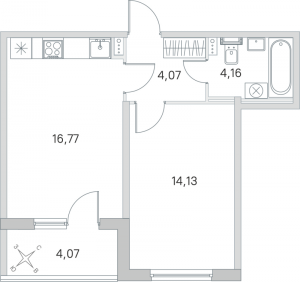 планировка, фото №1