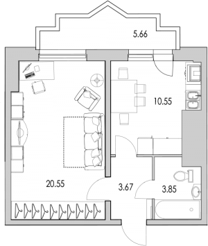 планировка, фото №1