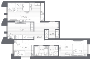 планировка, фото №1