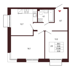 планировка, фото №1