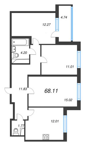 планировка, фото №1
