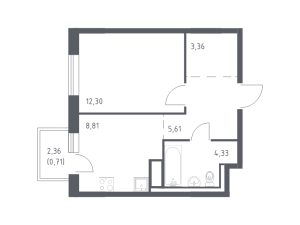 планировка, фото №1