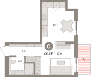 планировка, фото №1