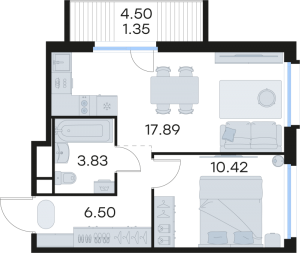 планировка, фото №1