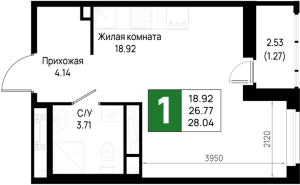 планировка, фото №1