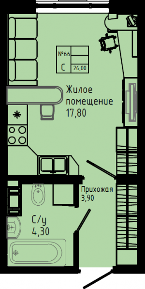 планировка, фото №1