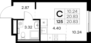 планировка, фото №1