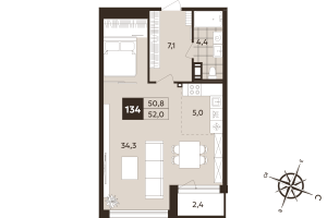 планировка, фото №1