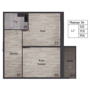 планировка, фото №1