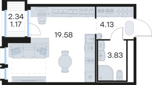планировка, фото №1