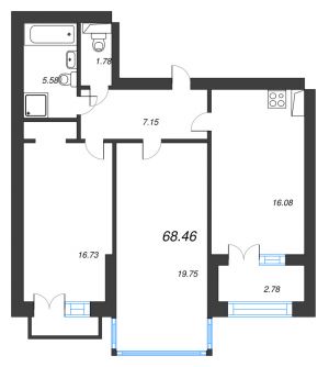 планировка, фото №1