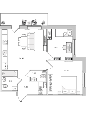 планировка, фото №1