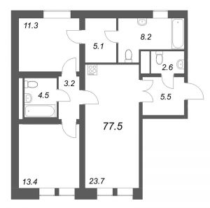 планировка, фото №1