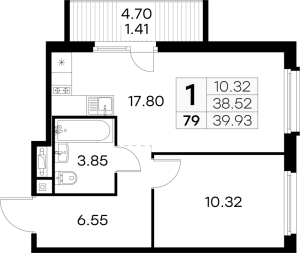 планировка, фото №1