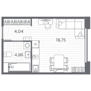 планировка, фото №1