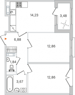 планировка, фото №1