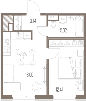 планировка, фото №1