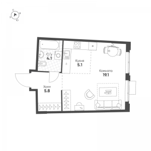 планировка, фото №1