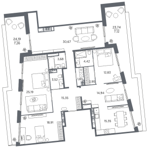 планировка, фото №1