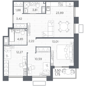 планировка, фото №1