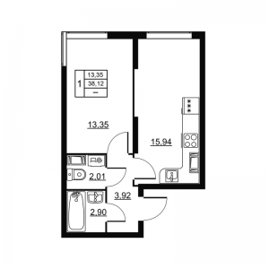 планировка, фото №1