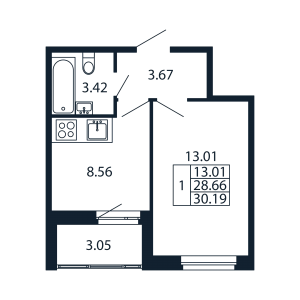 планировка, фото №1