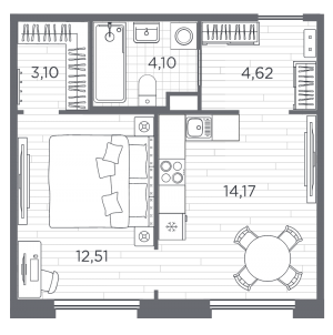 планировка, фото №1