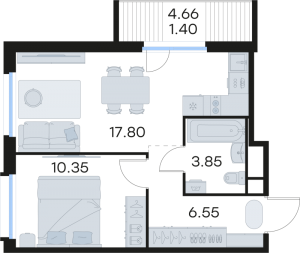 планировка, фото №1