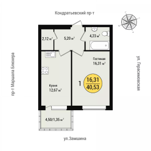 планировка, фото №1