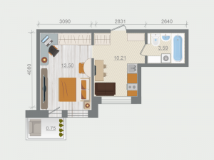 планировка, фото №1