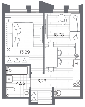 планировка, фото №1