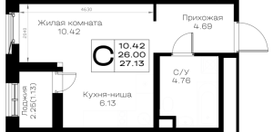 планировка, фото №1