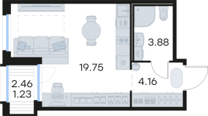 планировка, фото №1