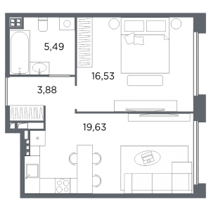 планировка, фото №1