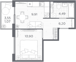планировка, фото №1