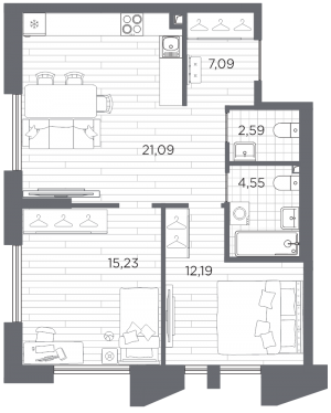 планировка, фото №1