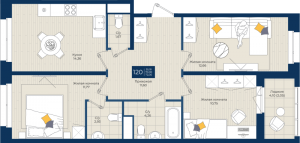 планировка, фото №1