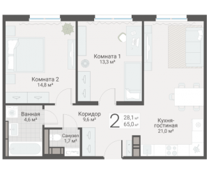 планировка, фото №1