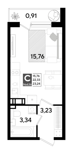 планировка, фото №1