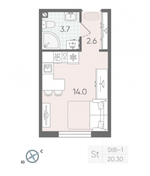 планировка, фото №1