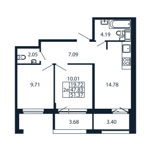 планировка, фото №1