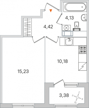 планировка, фото №1