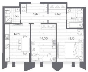 планировка, фото №1