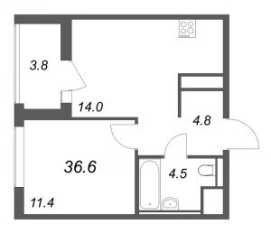 планировка, фото №1