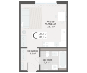 планировка, фото №1