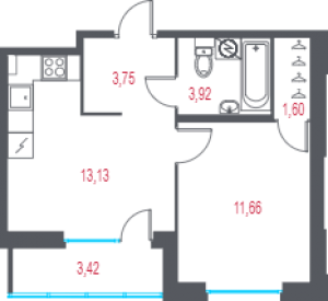 планировка, фото №1