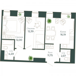 планировка, фото №1