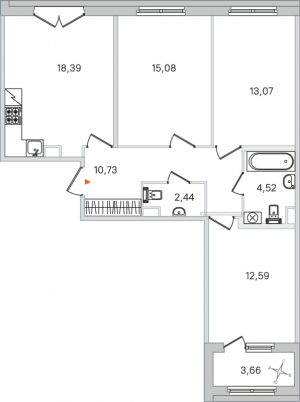 планировка, фото №1