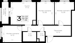 планировка, фото №1