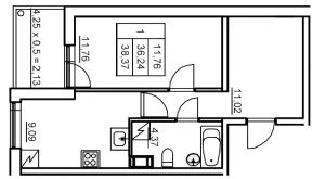 планировка, фото №1
